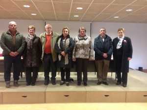 La directiva fue ratificada en sus cargos. Foto de Beatriz Álvarez