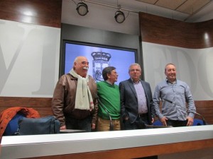 Claudio Menéndez de la Riera, Roberto Sánchez Ramos, Plácido Fernández y Manolo Fernández Tamargo