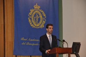 Rubén Cabanillas en su discurso / Foto de Beatriz Álvarez