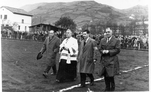 Bendición del campo de fútbol el 9 de diciembre de 1962 / Archivo de Valentín Álvarez