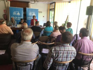 Un momento de la charla