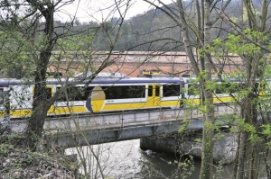 El tren en la actualidad / Foto de Toño Huerta