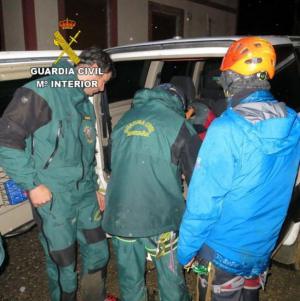Rescatados dos montañeros en Peña Ubiña