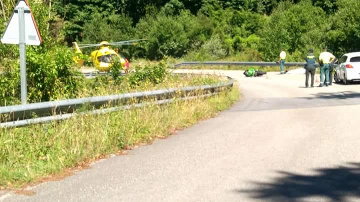 Un motorista muere en un accidente en La Cobertoria