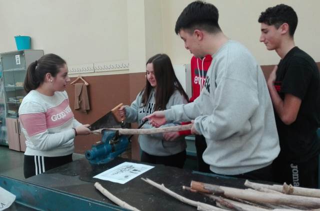 El IES Rio Trubia recicla contra el cambio climático