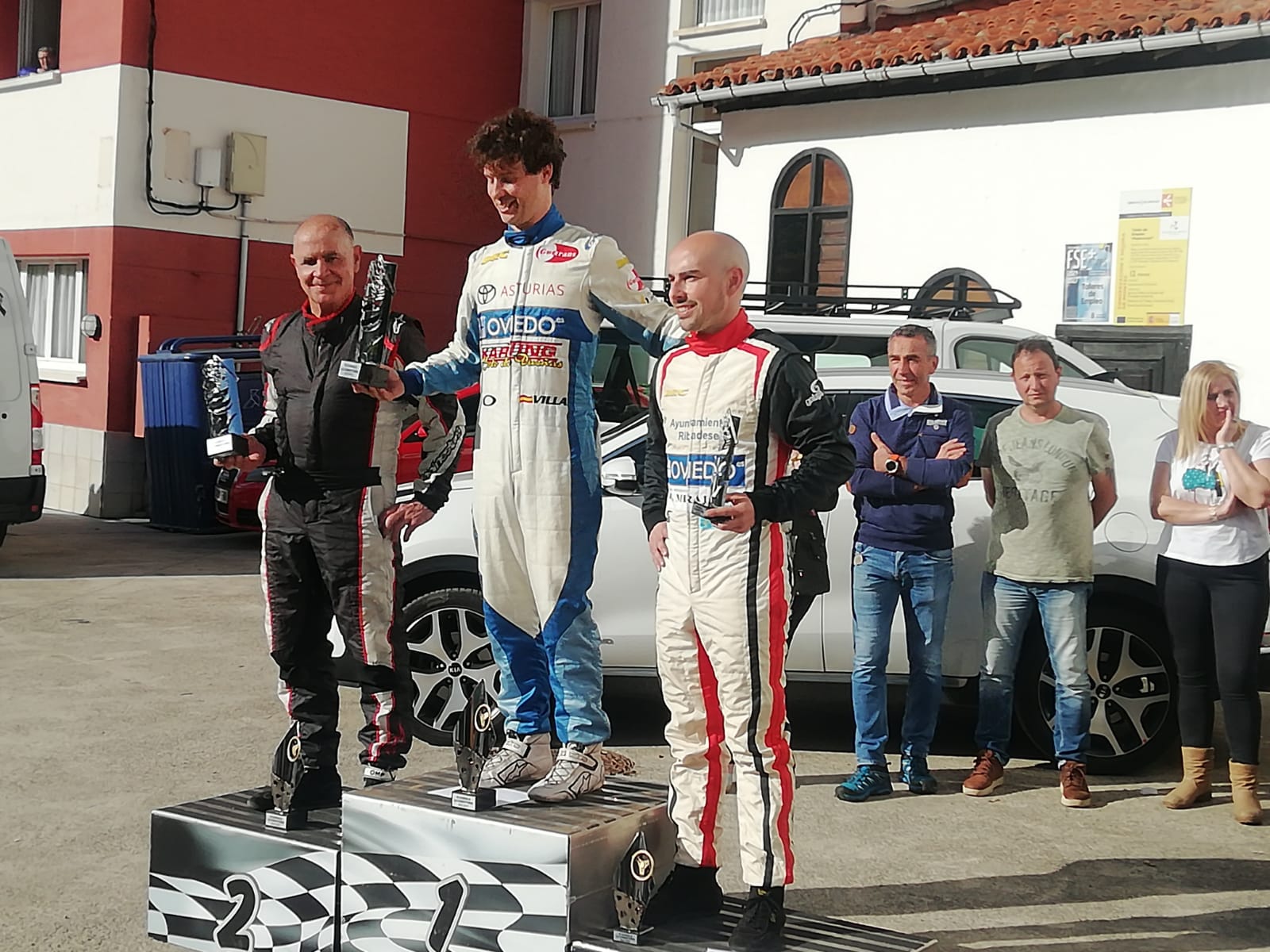 podium Javi Villa gana la IV Subida a la Cobertoria