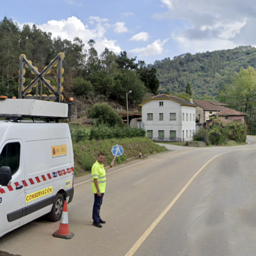 Un carril de la N-634 (Cornellana-Salas) estará cortado casi un mes