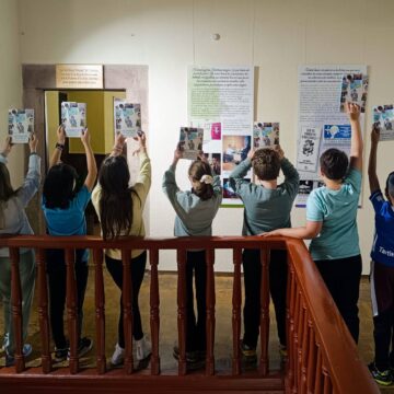 niños belmonte Los alumnos de Llingua de Belmonte conocen la figura de Xosé Álvarez Fernández «Pin»