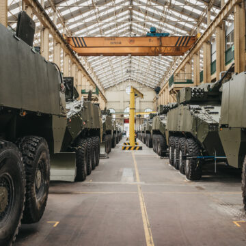 Instalaciones GDELS Trubia Oviedo Trubia ha fabricado ya 127 barcazas del 8×8 Dragón, y 40 están en la última fase de pruebas