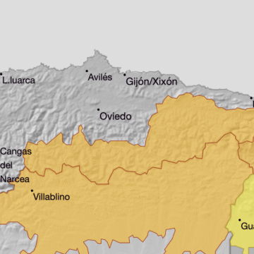 Captura de pantalla 2025-11-19 a las 11.59.19 Llega la nieve, con aviso amarillo para hoy y naranja para mañana en la Cordillera