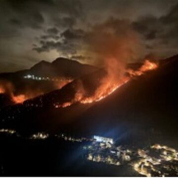 incendio quirosgrande Noche de insomnio contra el fuego en Quirós