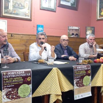 jornadas pote con castañas Miguel Sierra defiende los sabores de antaño en el pregón de las Jornadas del Pote con Castañas