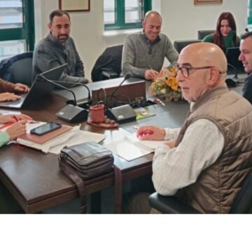 reunion museo estaca Las Regueras impulsa el Museo Virtual de la Villa Romana de La Estaca