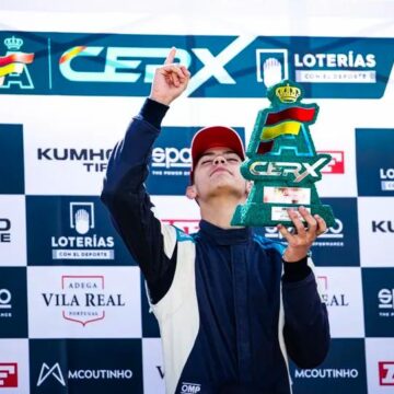 El reguerano Rodrigo Suárez, campeón de España de rallycross junior