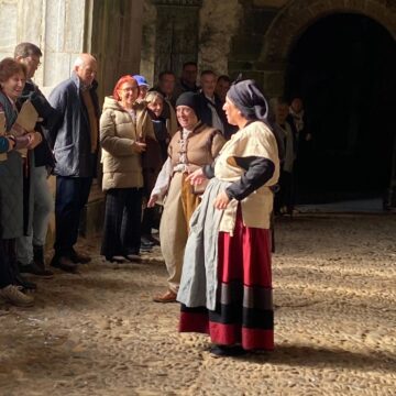 pícaros en Cornellana El Monasterio de Cornellana muestra su restauración con dos días de puertas abiertas