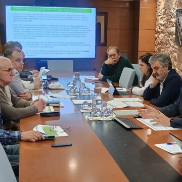 2026_02_18 reunion cadasa 2 Cadasa licitará este año el proyecto de ampliar su red a Grado, Candamo, Las Regueras y Salas