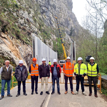 Avanza la compleja obra del sistema antialudes del puerto Ventana
