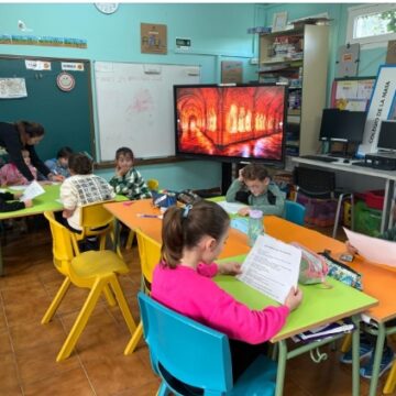 El proyecto coeducativo del colegio de La Mata, en el centro de la celebración del Día del Libro en Grau