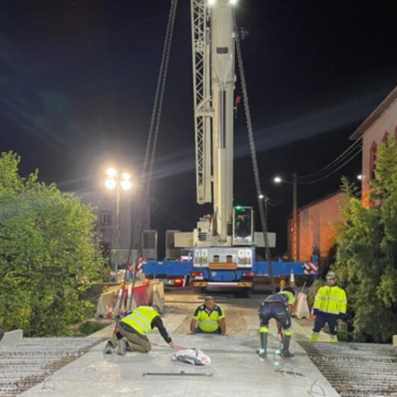 Culmina la ampliación del puente sobre el río Naraval, en Tineo