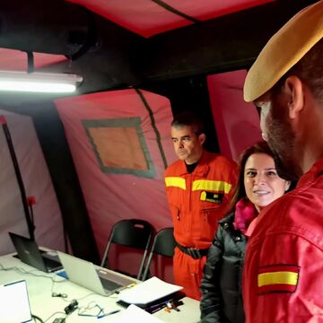 La UME desembarca en Tineo para sus maniobras de entrenamiento contra grandes incendios