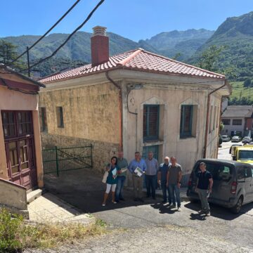 Culmina la primera fase de la rehabilitación de la antigua Cámara Agraria de Proaza