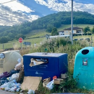 basura en Bayo El punto de reciclaje de Bayo, un vertedero