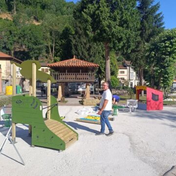 Belmonte renueva la zona infantil del parque e instala una zona biosaludable