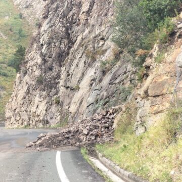 calabazos argayo Nuevos argayos en Calabazos «agotan la paciencia» de la Plataforma del Suroccidente
