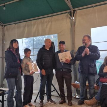 Antonio Feito y Adán Riesco, vaqueiros mayor y menor del Puerto de Somiedo