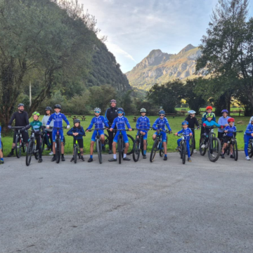 image La Escuela Ciclista de Colloto finaliza la temporada en la Senda del Oso